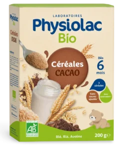 Ngũ cốc hữu cơ vị cacao cho bé từ 6 tháng tuổi